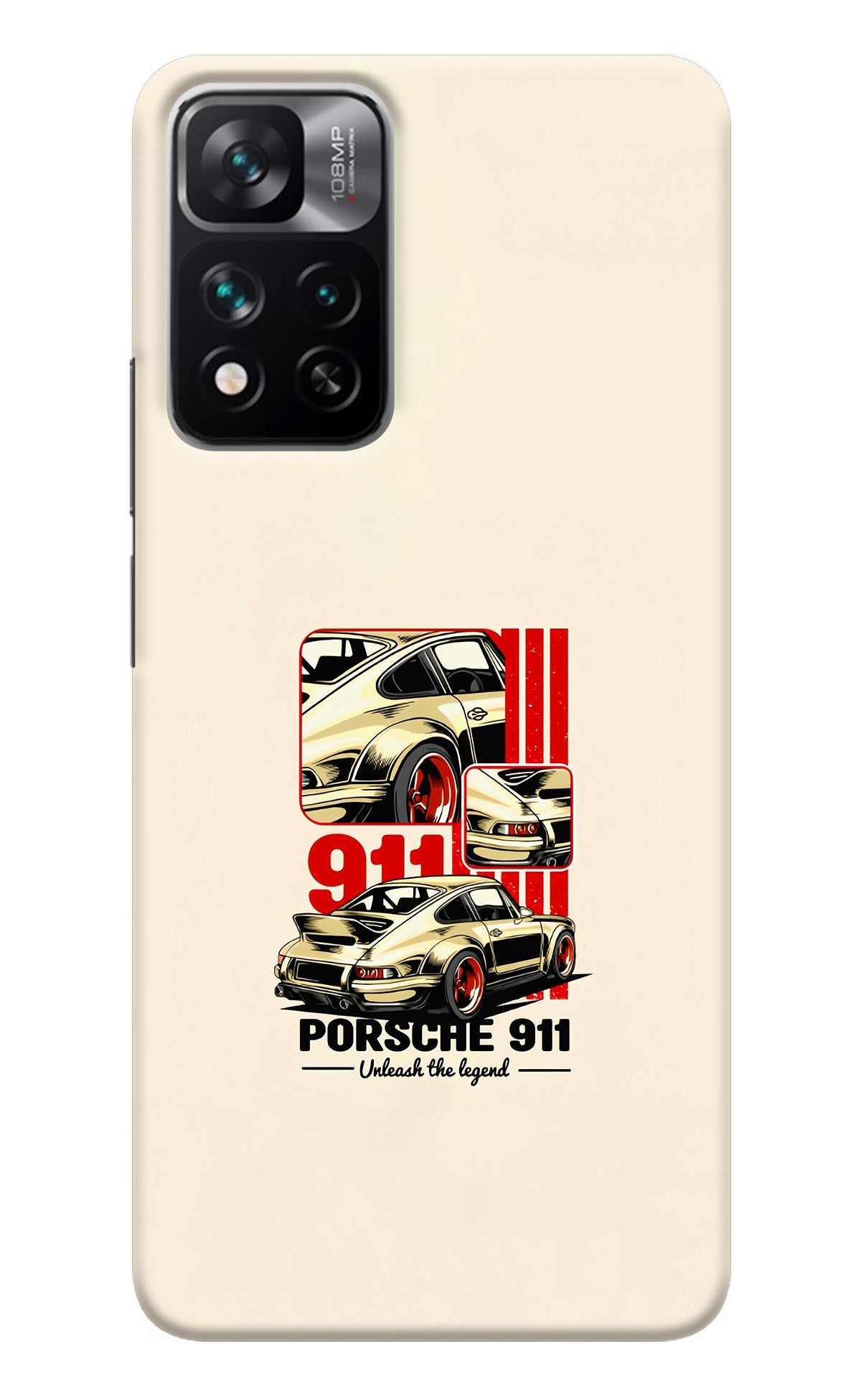Classic Porsche 911 Mi 11i 5G/11i 5G Hypercharge Back Cover