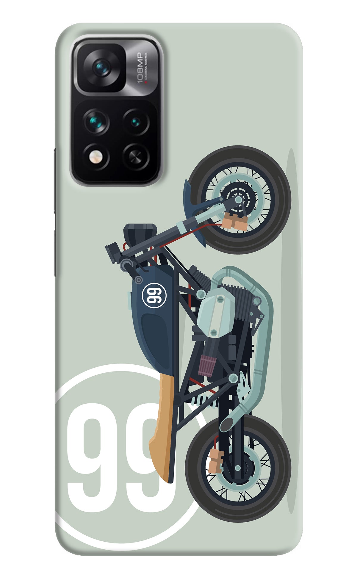 Classic Cafe Racer 99 Mi 11i 5G/11i 5G Hypercharge Back Cover