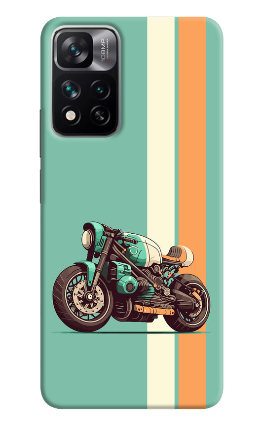 Striped Moto Drift Mi 11i 5G/11i 5G Hypercharge Back Cover