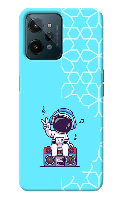 Cute Astronaut Chilling Realme C31 Back Cover