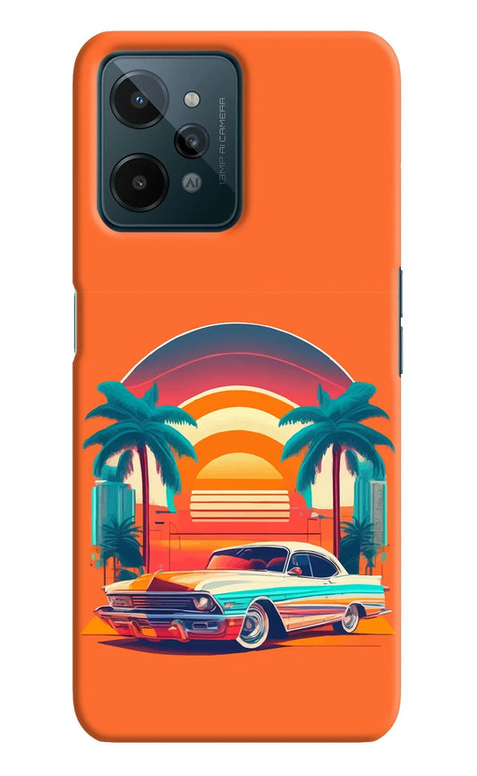 Palm Drive 80s Realme C31 Back Cover