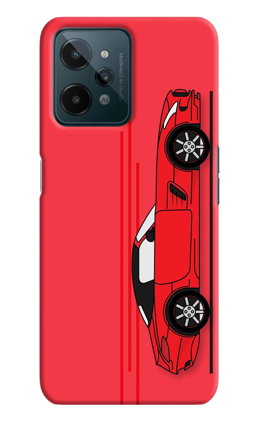 Red Velocity Realme C31 Back Cover
