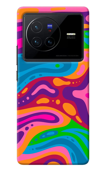 Trippy Pattern Vivo X80 Back Cover