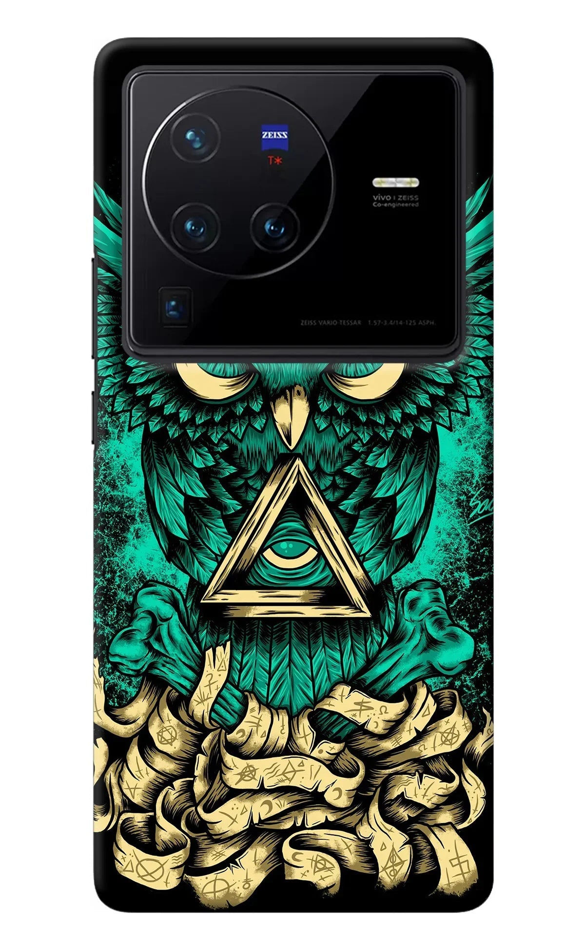 Green Owl Vivo X80 Pro Back Cover