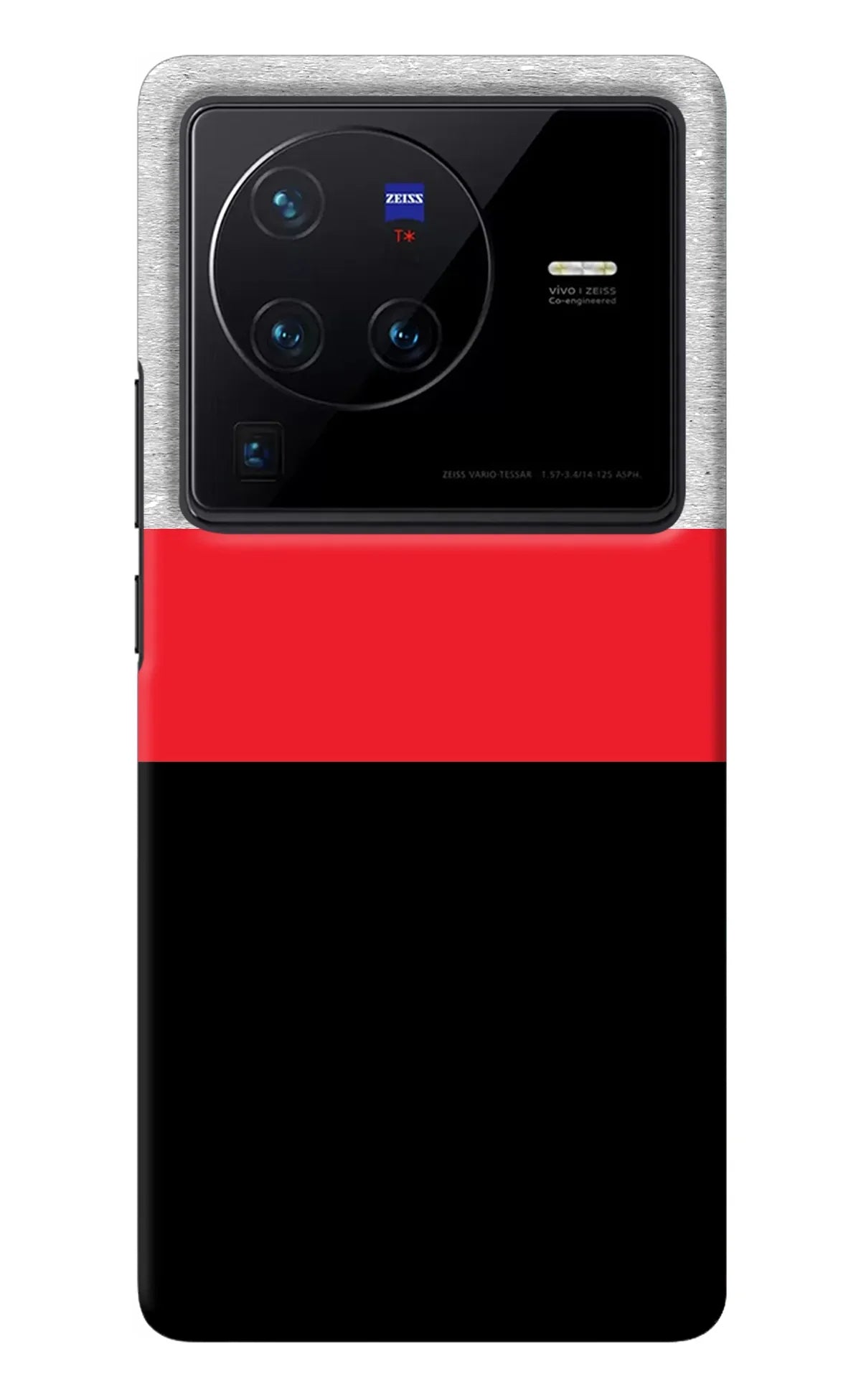 Tri Color Pattern Vivo X80 Pro Back Cover