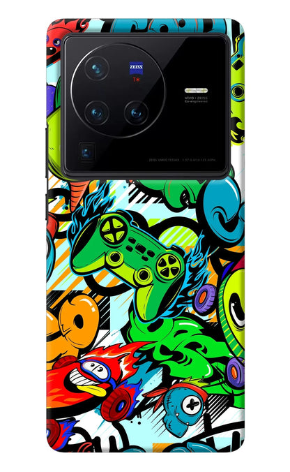 Game Doodle Vivo X80 Pro Back Cover