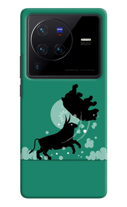 Bull Conqueror Vivo X80 Pro Back Cover