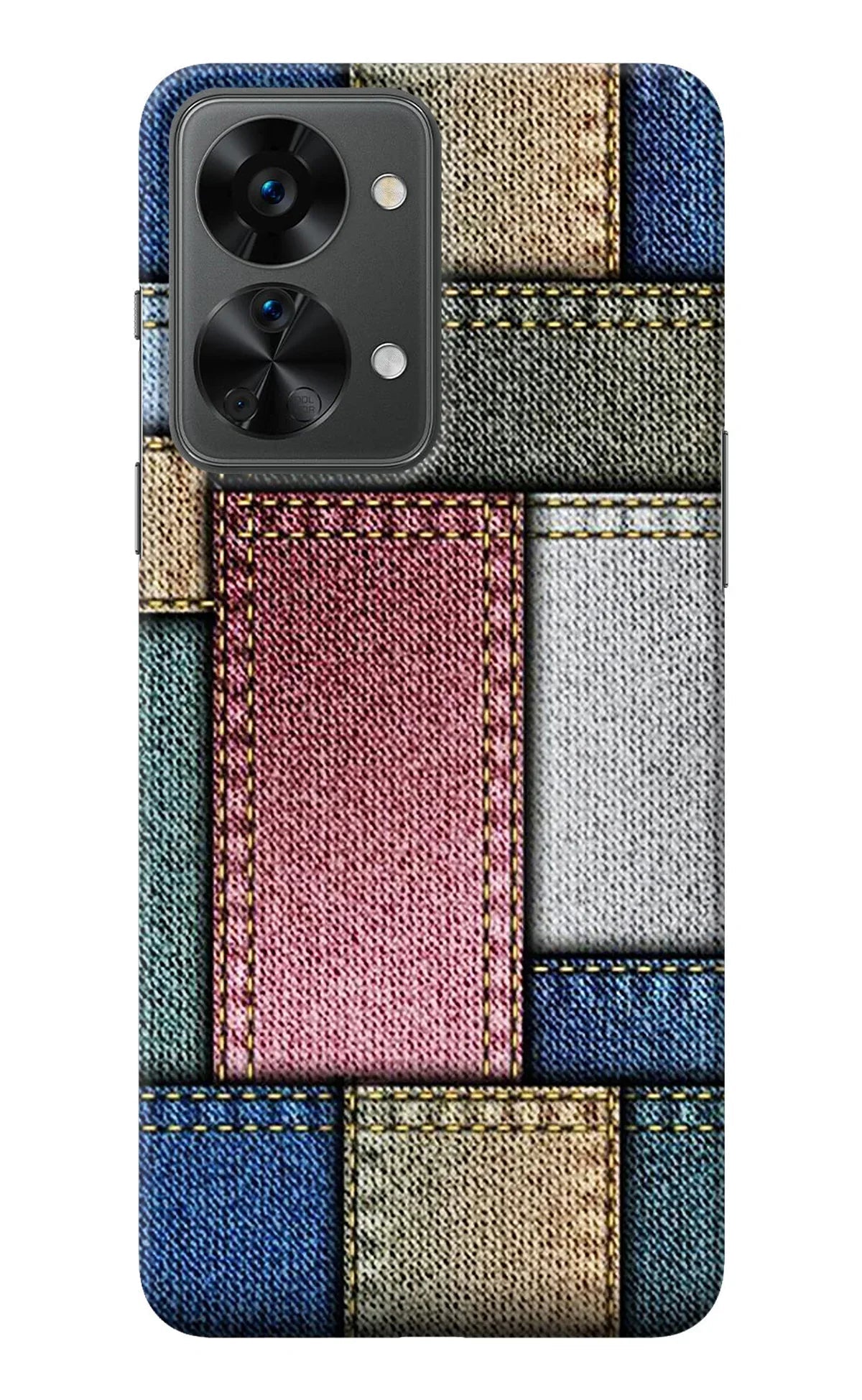 Multicolor Jeans OnePlus Nord 2T 5G Back Cover