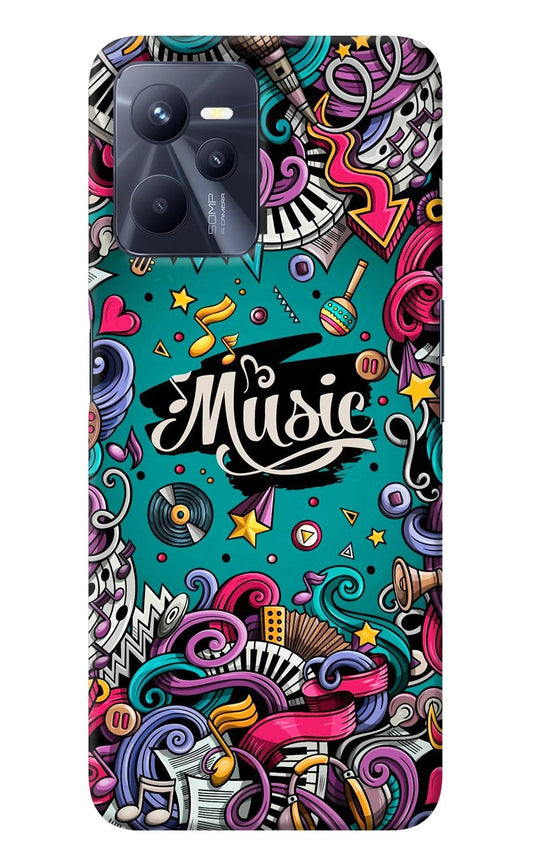 Music Graffiti Realme C35 Back Cover