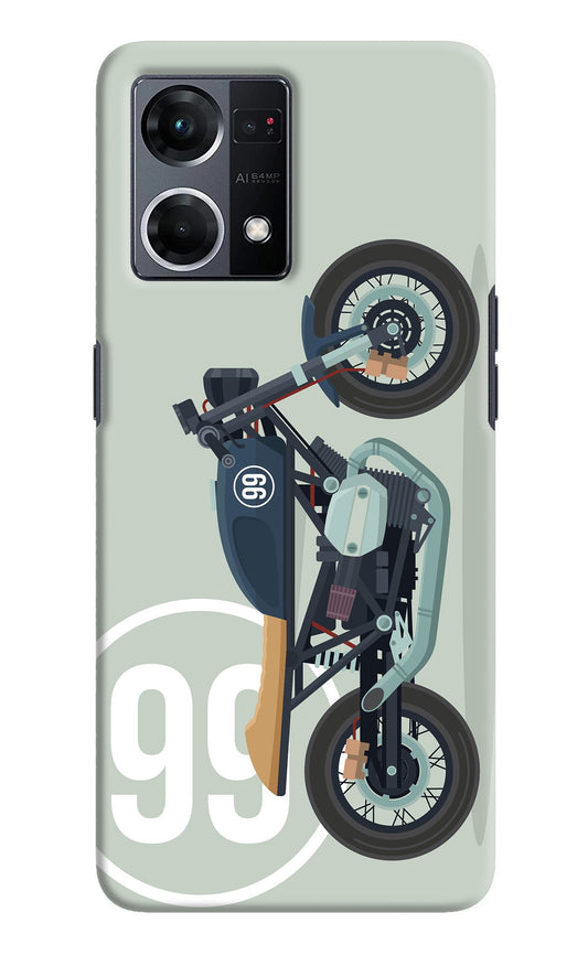 Classic Cafe Racer 99 Oppo F21 Pro 4G Back Cover