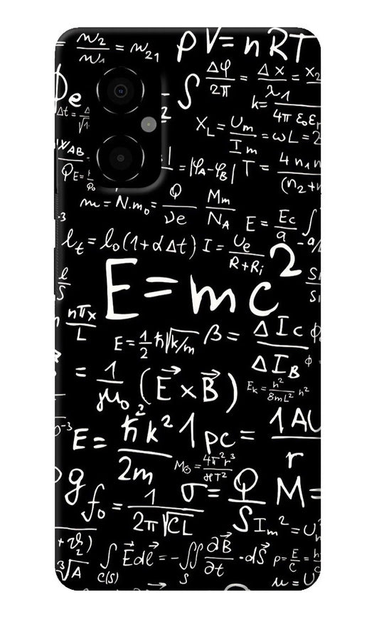 Physics Formula Poco M4 5G Back Cover