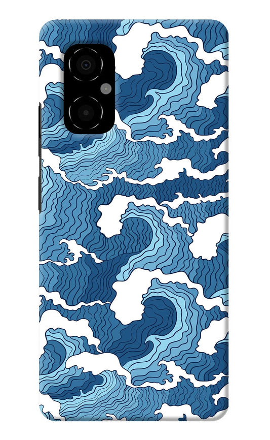 Blue Waves Poco M4 5G Back Cover