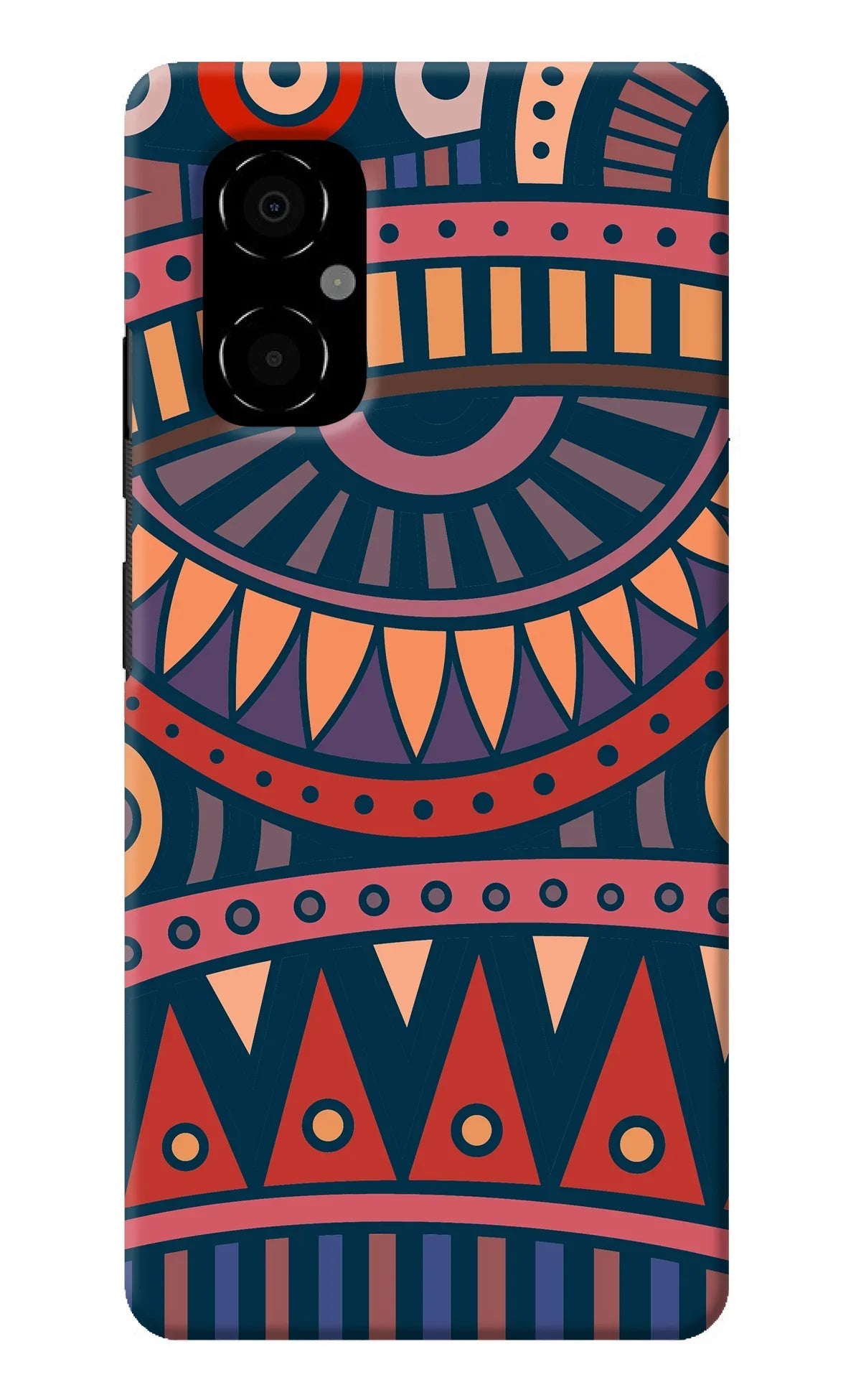 African Culture Design Poco M4 5G Back Cover