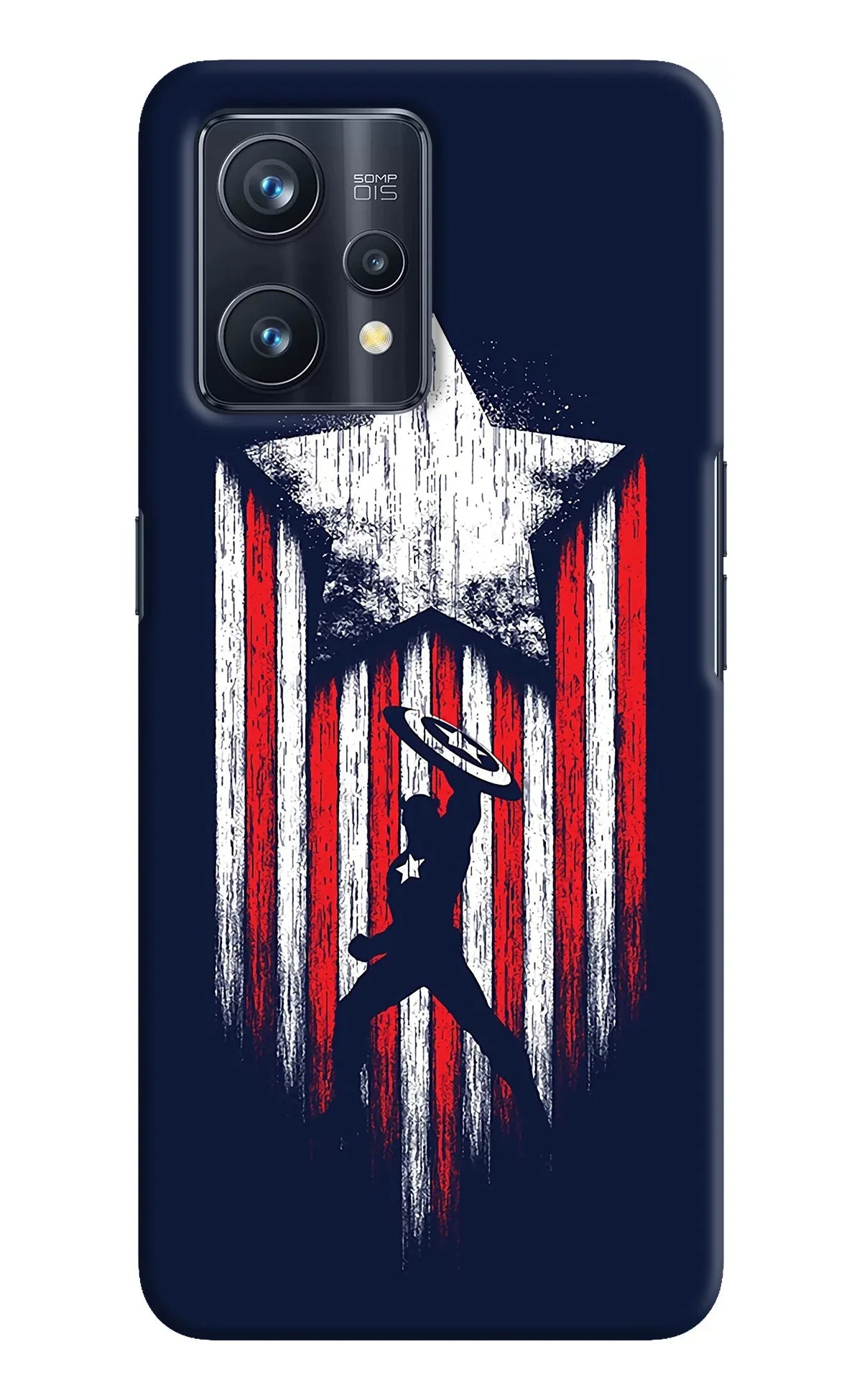 Captain America Marvel Art Realme 9 Pro+ 5G Back Cover