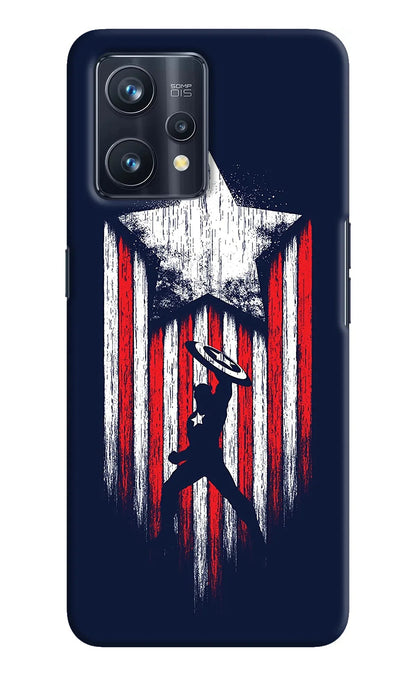 Captain America Marvel Art Realme 9 Pro+ 5G Back Cover