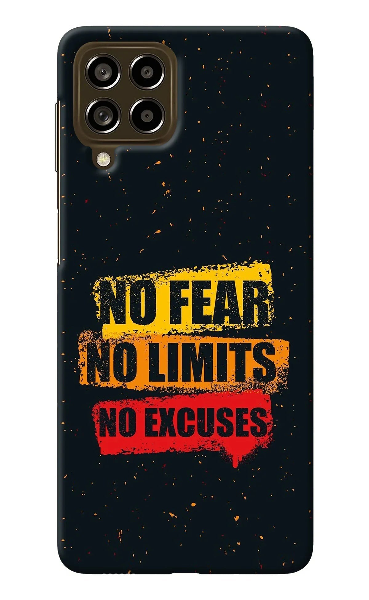 No Fear No Limits No Excuse Samsung M53 5G Back Cover
