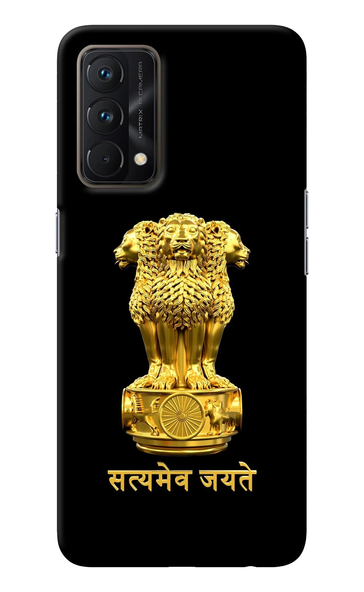 Satyamev Jayate Golden Realme GT Master Edition Back Cover