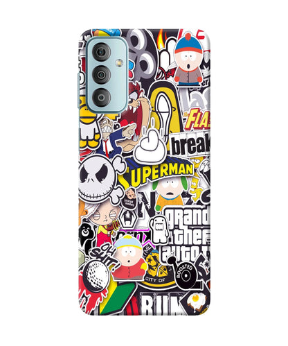 Sticker Bomb Samsung F23 5G Back Cover