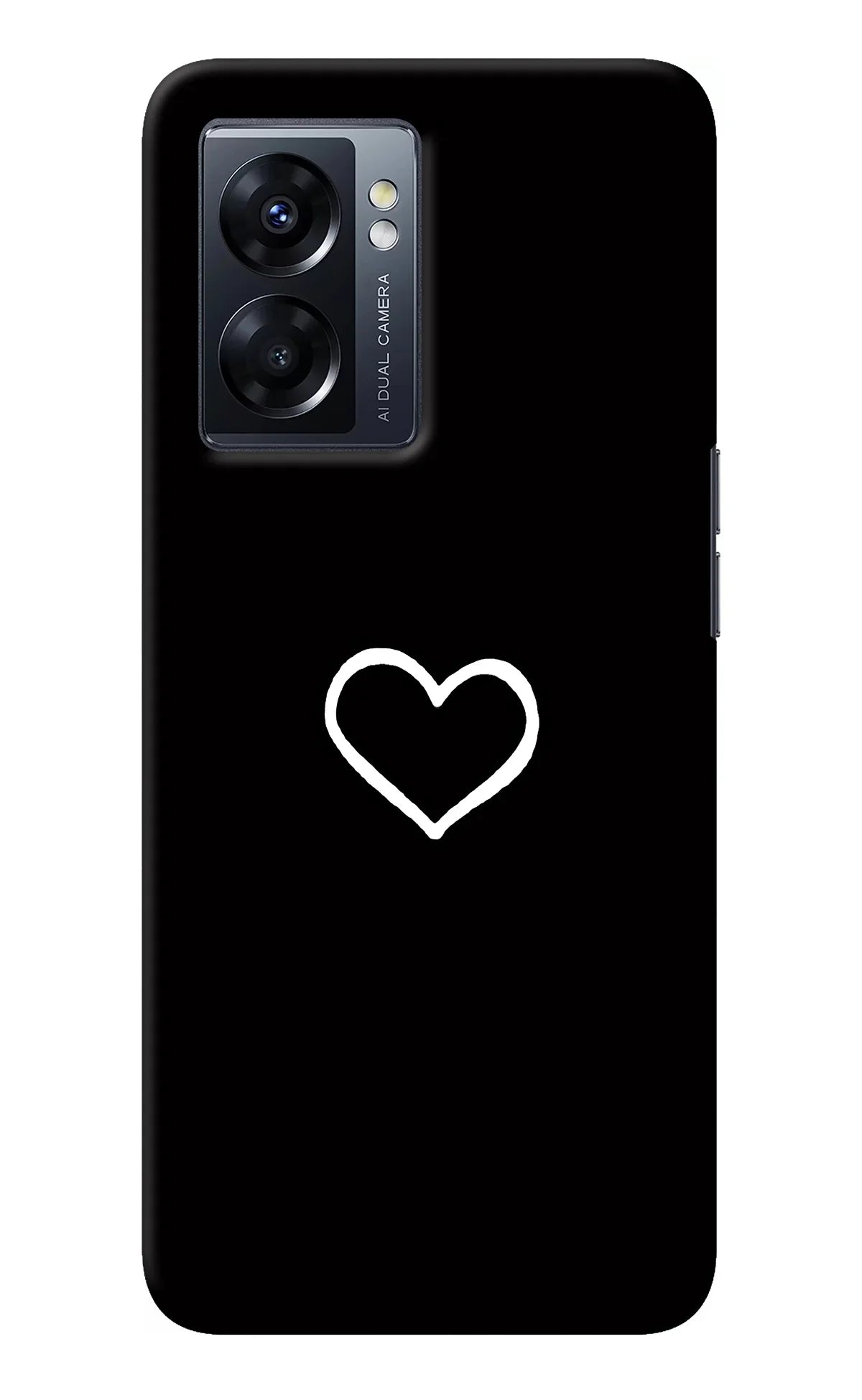 Heart Oppo K10 5G Back Cover