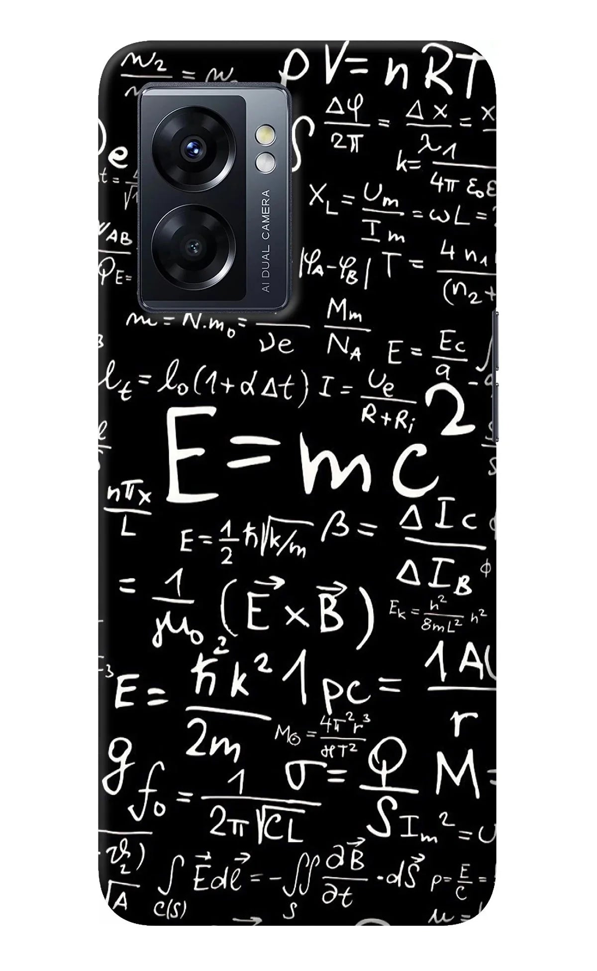 Physics Formula Oppo K10 5G Back Cover