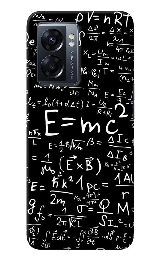 Physics Formula Oppo K10 5G Back Cover