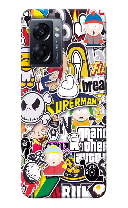 Sticker Bomb Oppo K10 5G Back Cover