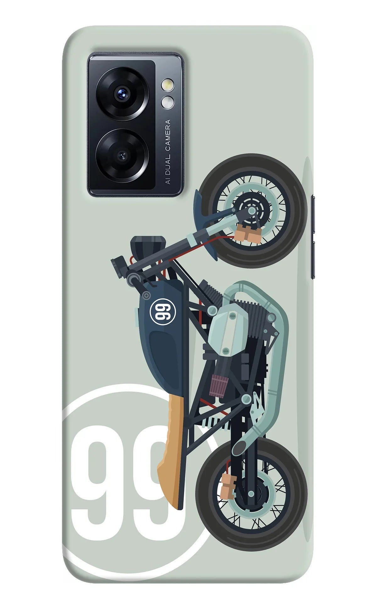 Classic Cafe Racer 99 Oppo K10 5G Back Cover