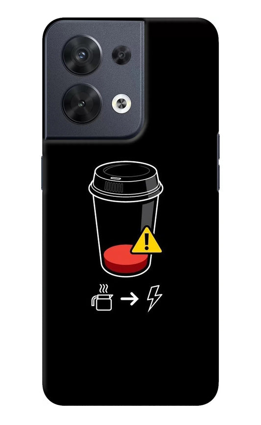 Coffee Oppo Reno8 Back Cover