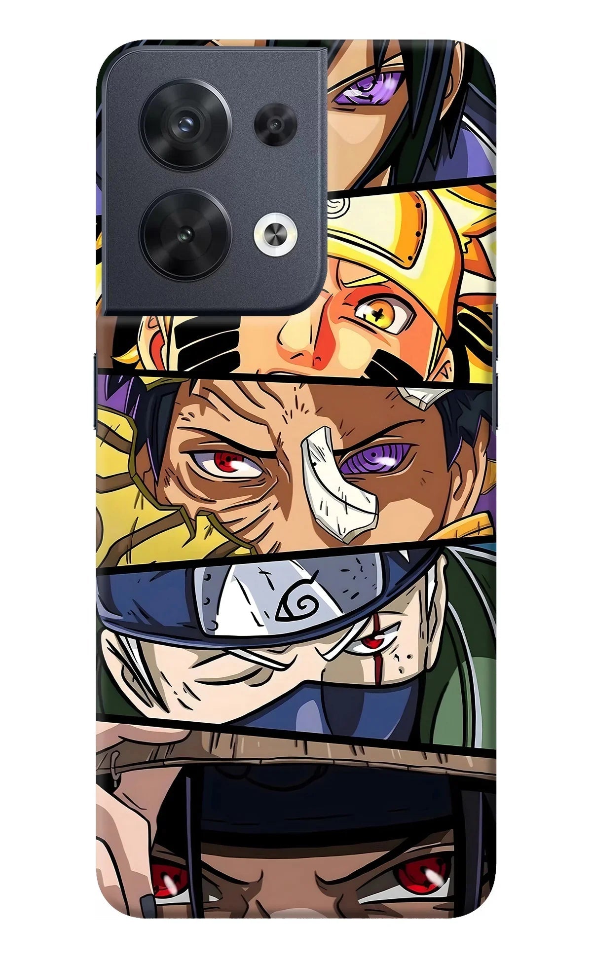 Naruto Character Oppo Reno8 Back Cover