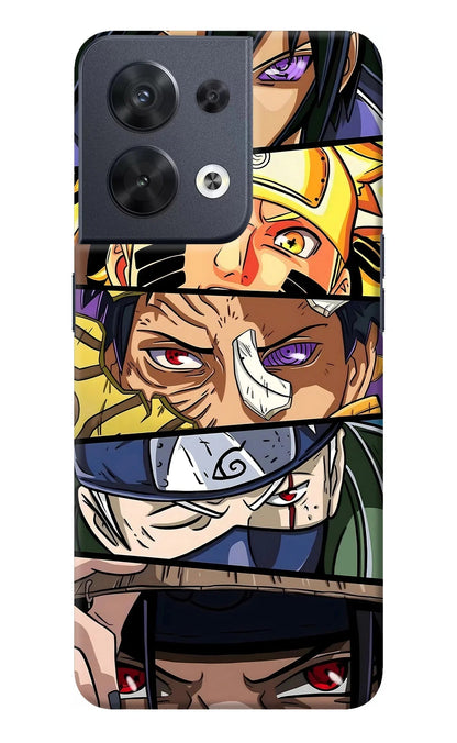 Naruto Character Oppo Reno8 Back Cover