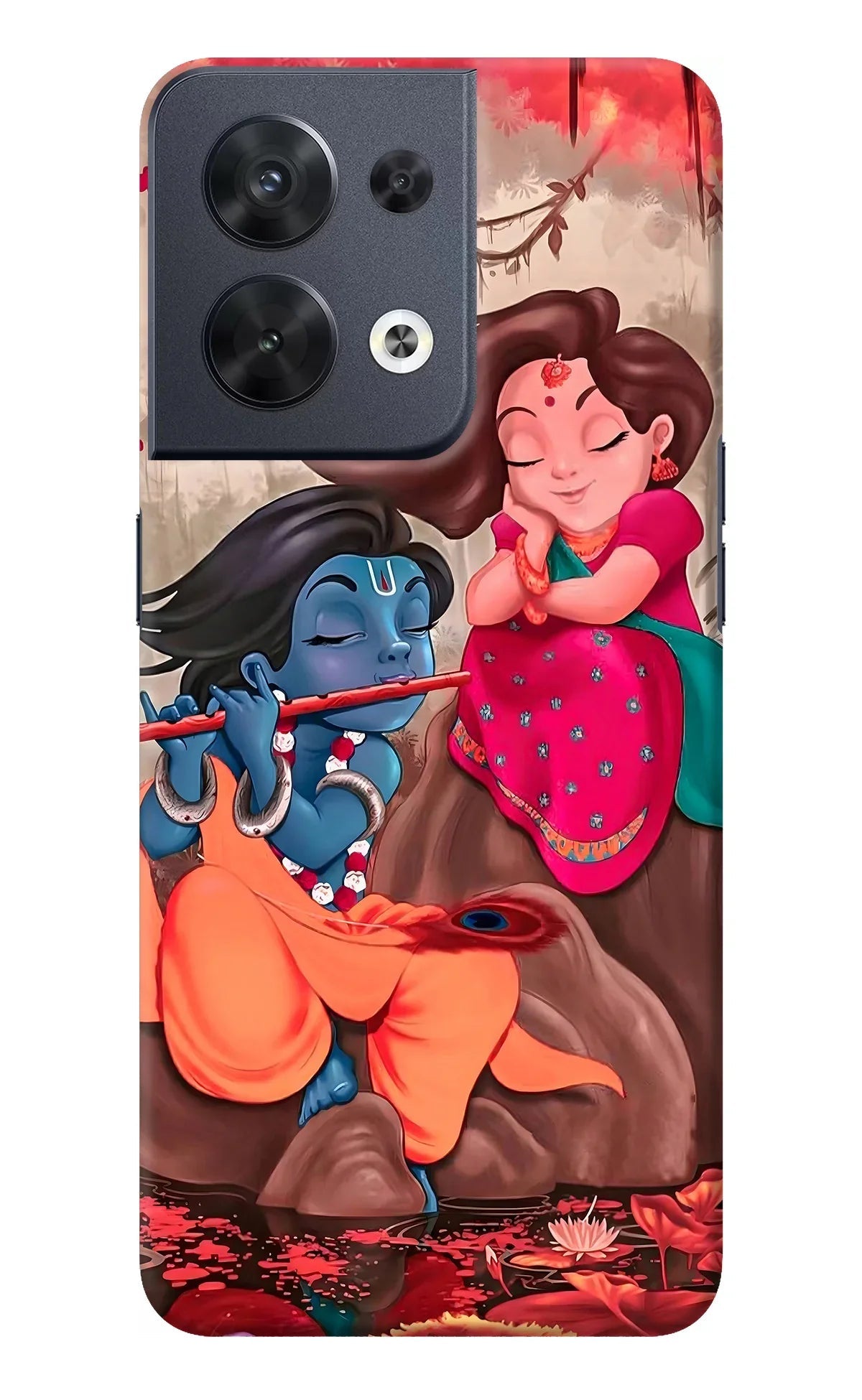 Radhe Krishna Oppo Reno8 Back Cover