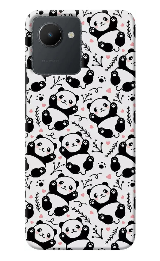 Cute Panda Realme C30 Back Cover