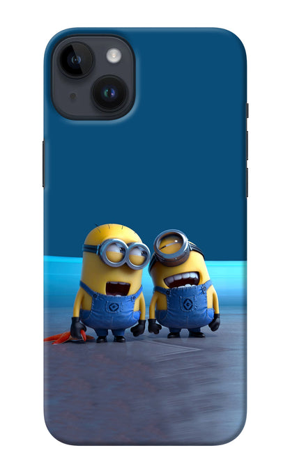 Minion Laughing iPhone 14 Plus Back Cover