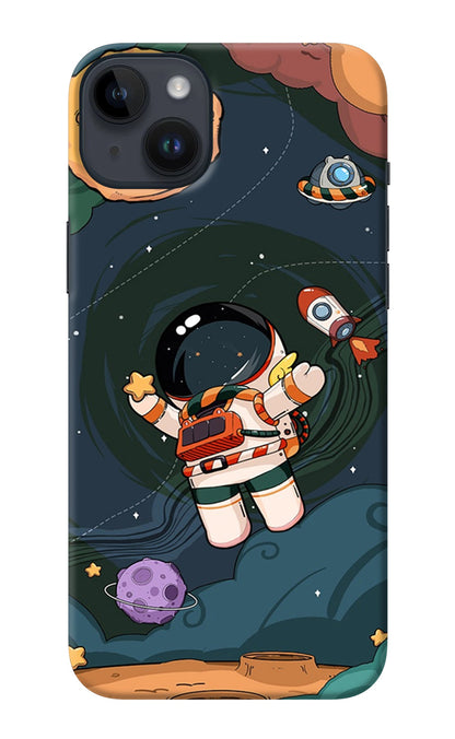 Cartoon Astronaut iPhone 14 Plus Back Cover