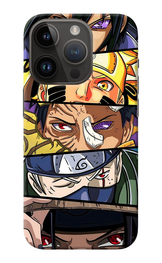 Naruto Character iPhone 14 Pro Back Cover