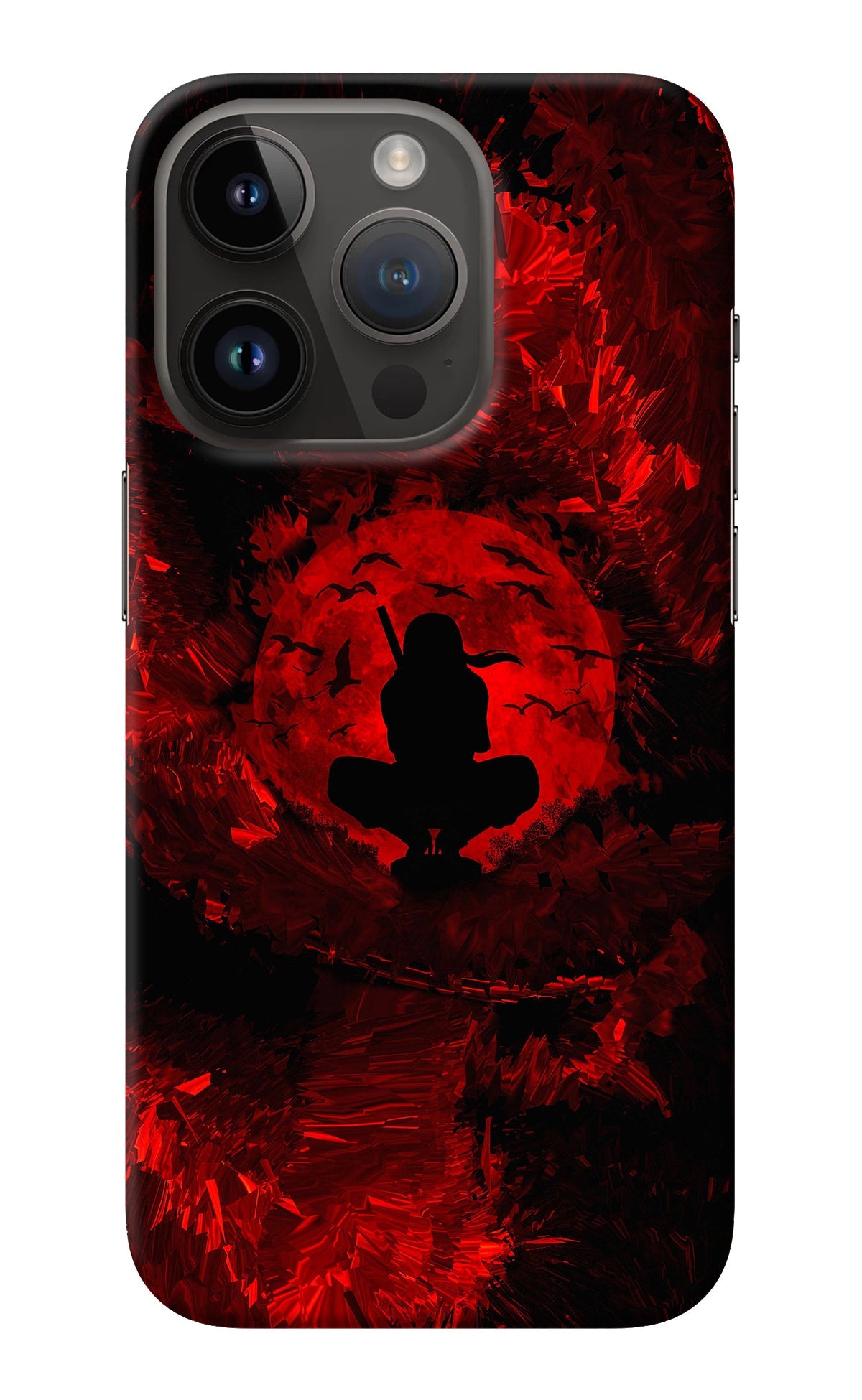 Itachi Uchiha iPhone 14 Pro Back Cover – Premium Anime Case