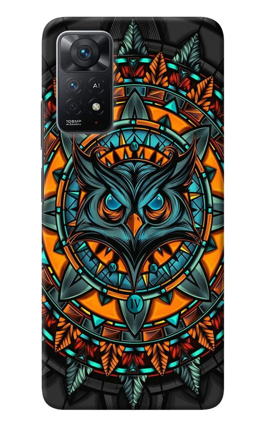 Angry Owl Art Redmi Note 11 Pro+ 5G Back Cover