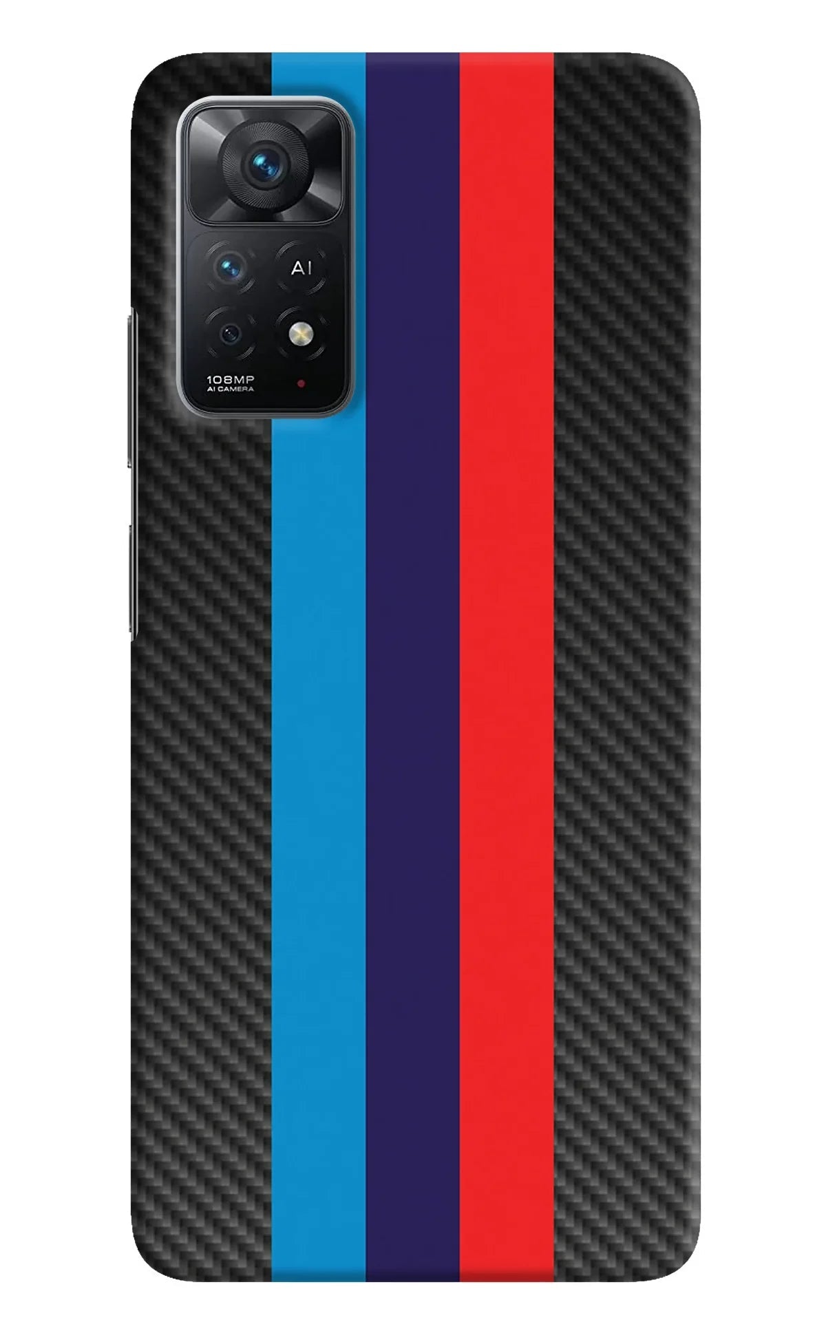 BMW Stripes Pattern Redmi Note 11 Pro+ 5G Back Cover