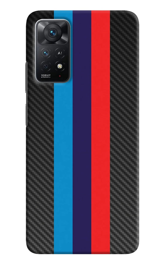 BMW Stripes Pattern Redmi Note 11 Pro+ 5G Back Cover
