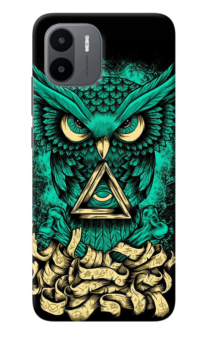 Green Owl Redmi A1/A2 Back Cover