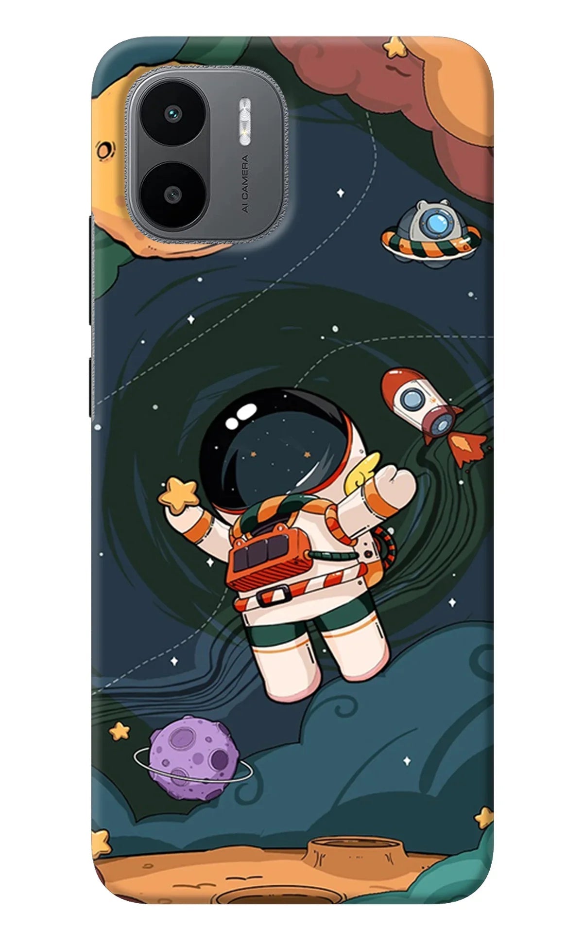 Cartoon Astronaut Redmi A1/A2 Back Cover