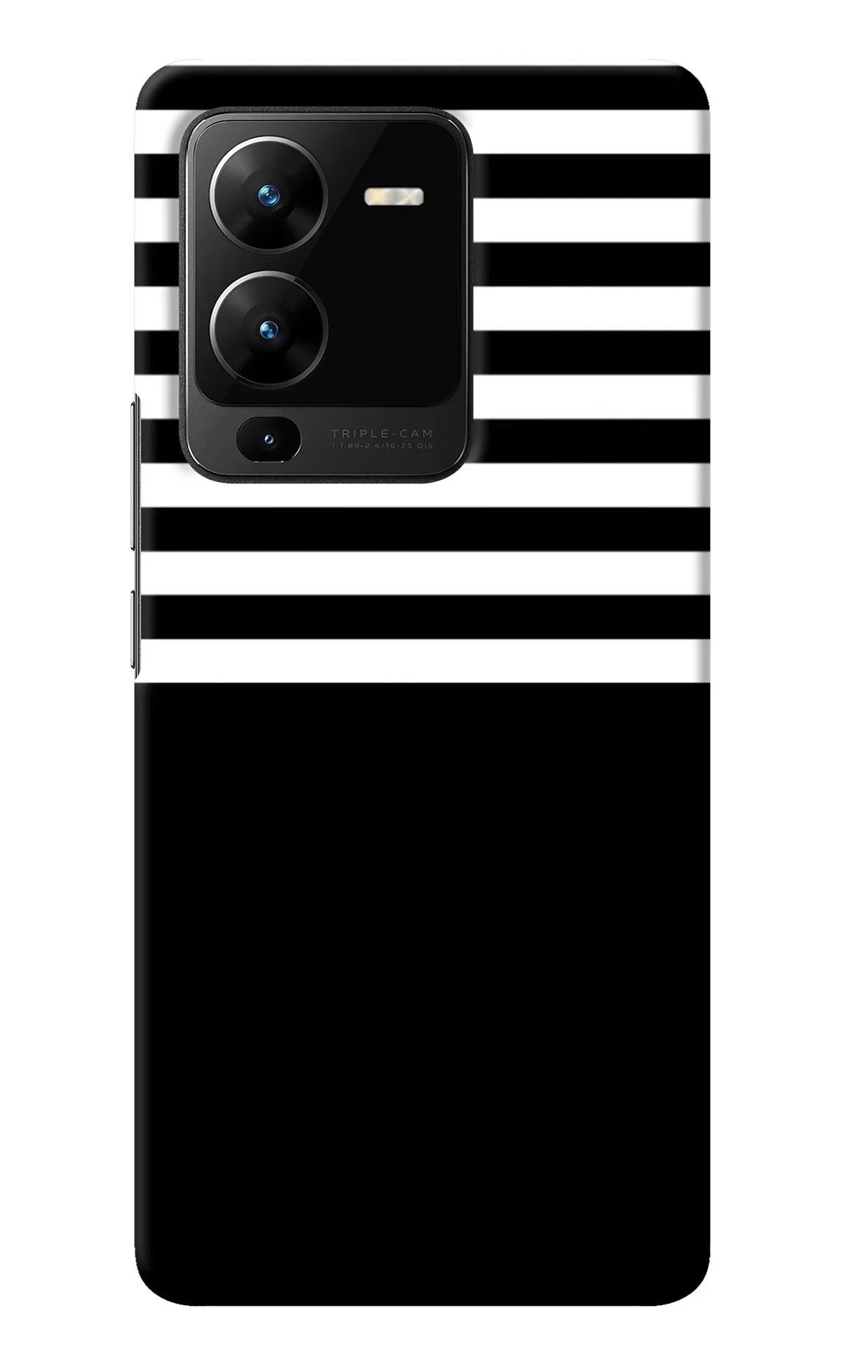 Black and White Print Vivo V25 Pro 5G Back Cover