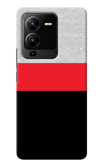 Tri Color Pattern Vivo V25 Pro 5G Back Cover
