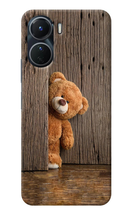 Teddy Wooden Vivo Y16 Back Cover