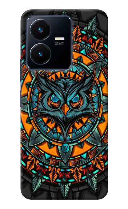 Angry Owl Art Vivo Y22 Back Cover