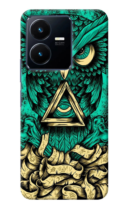 Green Owl Vivo Y22 Back Cover