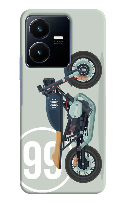 Classic Cafe Racer 99 Vivo Y22 Back Cover