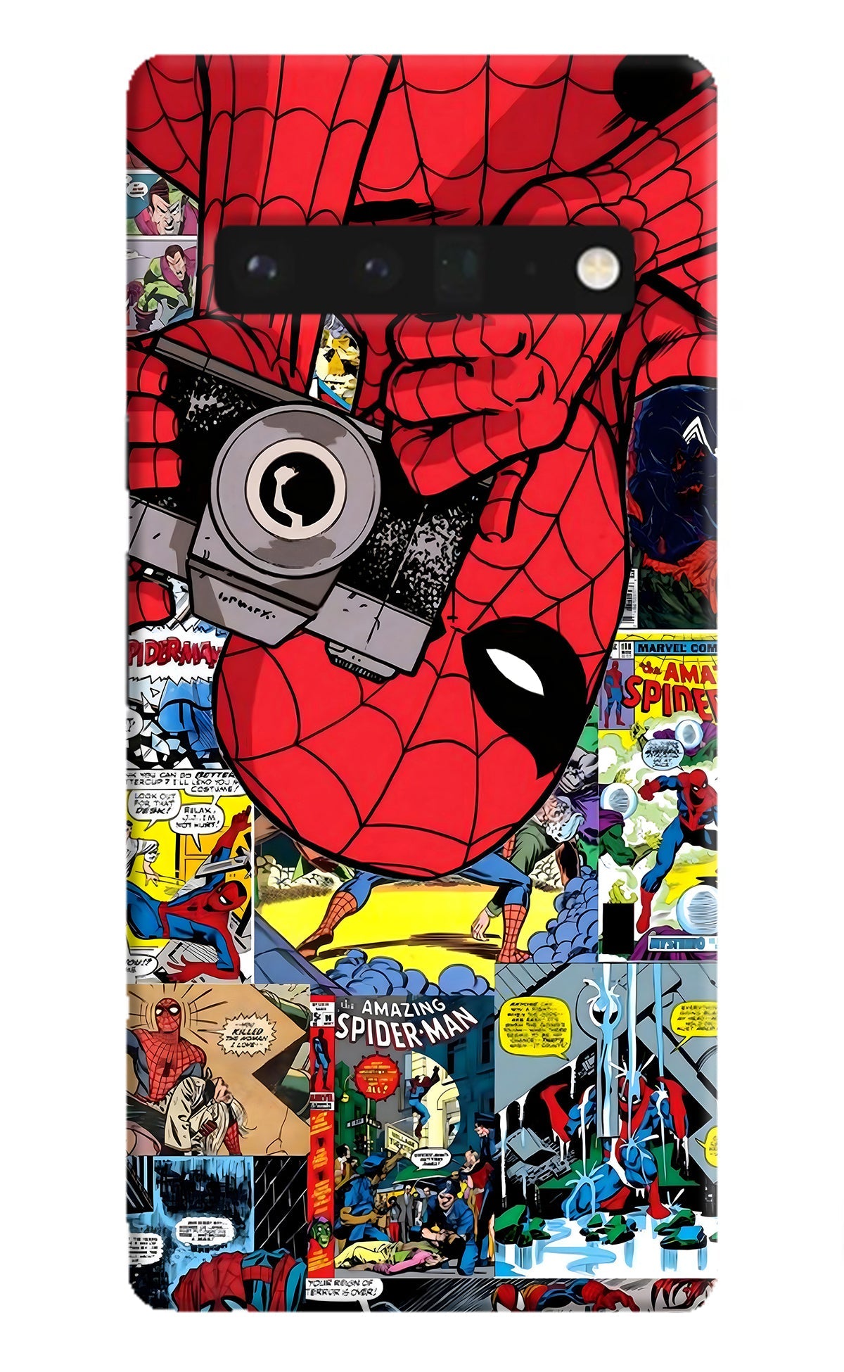 Spider Man Google Pixel 6 Pro Back Cover