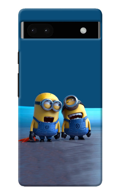 Minion Laughing Google Pixel 6A Back Cover