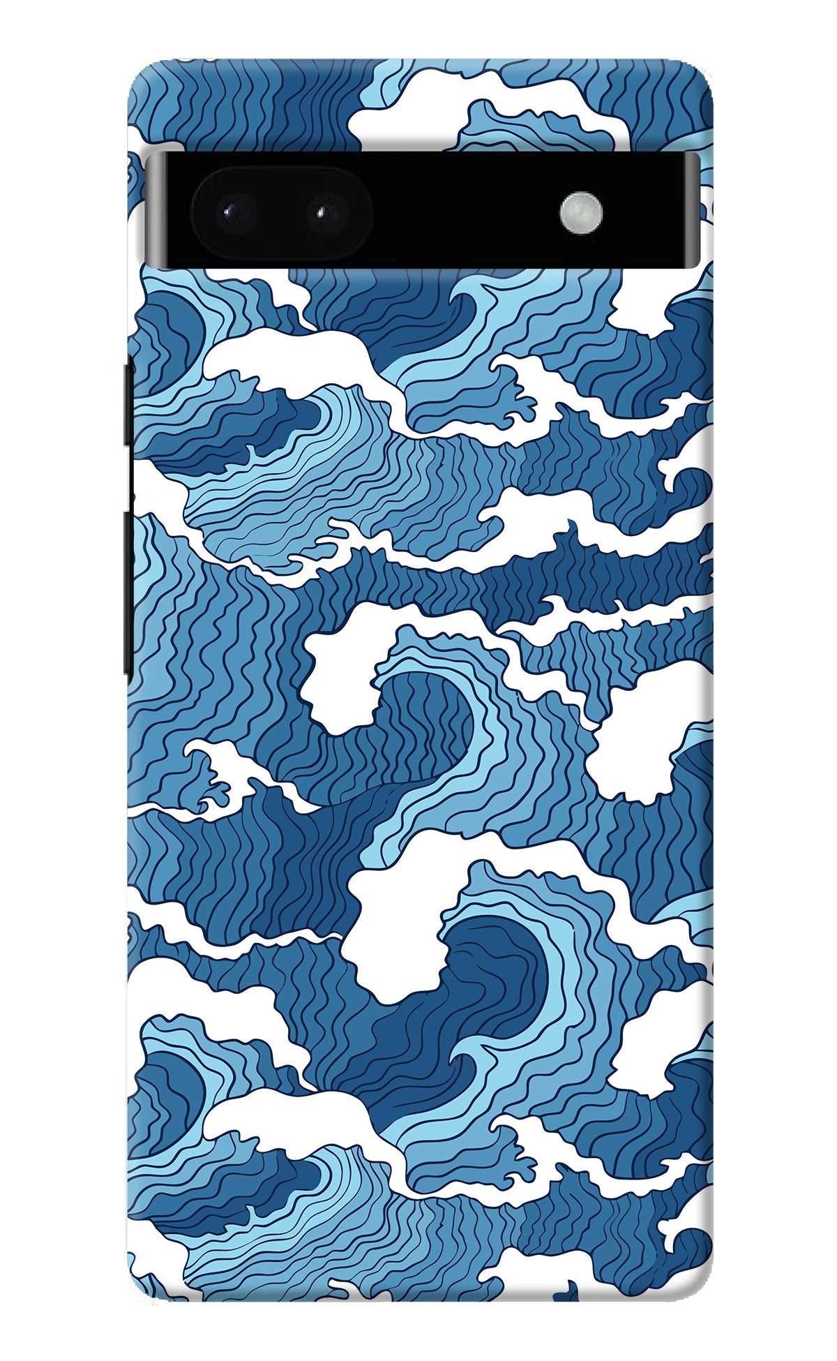 Blue Waves Google Pixel 6A Back Cover